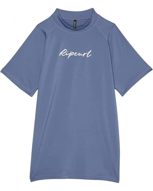 Rip Curl Kids Swimwear Short Sleeve Script Rash Vest (Big Kids) -Rip Curl Sales Store 61g j7BTdIL. AC SR736920