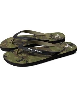 Rip Curl Sandals Camouflage Open Toe Flip Flop