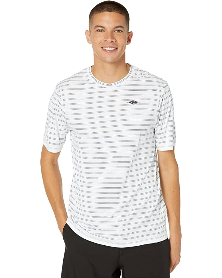Rip Curl Swimwear Plain Stripe Short Sleeve UV 1 Rip Curl Swimwear Plain Stripe Short Sleeve UV