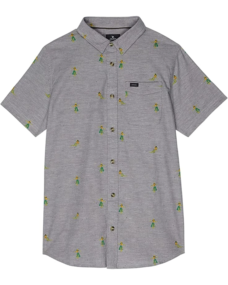 Rip Curl Kids Shirts & Tops Hula Breach Short Sleeve Shirt (Big Kids) 1 Rip Curl Kids Shirts & Tops Hula Breach Short Sleeve Shirt (Big Kids)